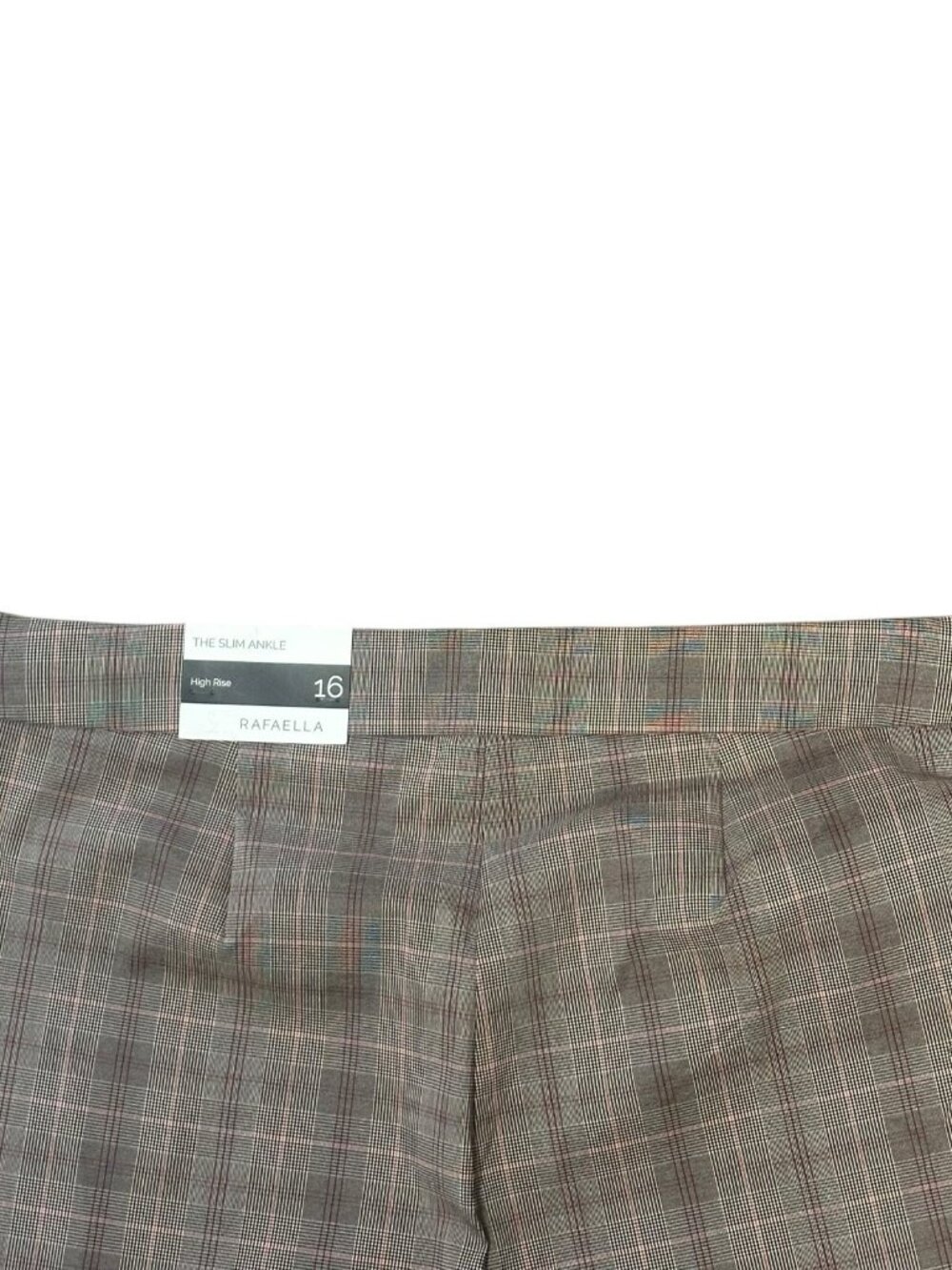 Rafaella Women's Pull-On High Rise Slim Straight Leg Stretch Pant Size 16 - Picture 4 of 13
